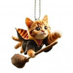 Elevate your decorating style with this stylish and modern cat pendant that exudes sophistication. Its unique design makes it a standout piece for A