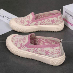 Naiste suvised vabaaja lamedad jalan&otilde;ud hingavad silmkoelised v&otilde;rkkangas tossud Moodsad libisemiskindlad kerged jalutusjalatsid, &uuml;mara varbaga jalatsid naistele 35 pruun