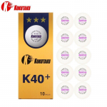 10 tk 3-t&auml;rni professionaalne ABS 40+ &otilde;mblusega lauatennise lauatennise pall valge oranž treeningv&otilde;istluse pallid White 10pcs