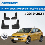 Auto porilapid eesmised tagumised porikaitsed pritsmekaitsed poritiibade poriklapid For Volkswagen VW Polo AW 6 MK6 komplekt m&auml;&auml;rdunud -on