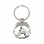 Holsteiner Horse - keychain with a horse, keychain with a print, personalized pendant from the Art-Dog brand