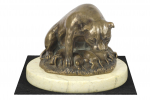 Staffordshire Bull Terrier, Staffy I - dog figurine, dog silhouette figurine, trophy for Art-Dog dog show exhibition