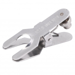 Roostevabast terasest laboriklamber, klaaskuuli klamber, laborit&ouml;&ouml;riistad 12#