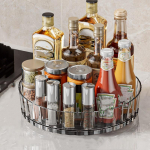 360 p&ouml;&ouml;rlev kandik maitseaineriiuli hoiustamisp&ouml;&ouml;ratav alus K&ouml;&ouml;gikoristaja k&ouml;&ouml;gi jaoks valge