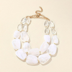 Elegantne kahekihiline želeev&auml;rvi kaelakee &ndash; mitmek&uuml;lgne ja &scaron;ikk, ideaalne kingitusteks v&otilde;i muusikafestivalidele