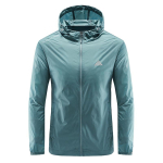 Kapiga nahkriided Meeste suvine v&auml;lisspordi kerge trenchcoat J&auml;&auml;siidist jakk Suur suurus Kiirkuivavad riided 4XL gray
