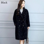 Laisk Mantel Naiste Keskmise Pikkusega Moer&otilde;ivas Talvine Soe Vabaaja Temperamentne Slim Pealisr&otilde;ivas Uniform size must