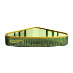 Lauaarvuti hoiustamisriiul, kodumagamistuba, kosmeetikahoidla, vannituba, k&ouml;&ouml;k, akr&uuml;&uuml;list l&auml;bipaistev kahekihiline hoiuruum roheline