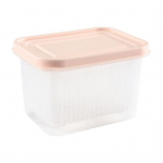 BPA-vaba kaanega k&uuml;lmkapi korrastaja T&uuml;hjenduskorv l&auml;bipaistev puu- ja juurviljade s&auml;ilituskonteiner K&uuml;lmkapi tarvik Dual Layer