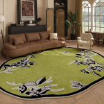 Retro Elutoa Kaunistus Kujuline Vaip Paksenema Pestav P&otilde;randamatt Ebakorrap&auml;rased Vaibad Magamistuppa Kodu &Otilde;ppimiseks Libisemisvastane Vaip 200 * 300cm