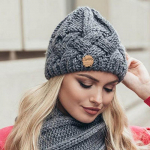 M&uuml;ts Pehme s&uuml;gistalvine mood Kootud nokam&uuml;tsid naistele T&uuml;drukutele Termiline Tuulekindel M&uuml;ts Heegeldatud Skullies Villane M&uuml;ts Suusa Nokam&uuml;ts T&auml;navam&uuml;tsid light grey