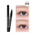 Lir Cosmetics Liquid Eyeliner 1+1, 2 p&auml;ris musta, 1 komplekt beige