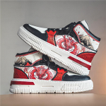 Mood PARZIVAL Anime Kingad Tossud Multifilmid Cosplay kingad Mehed Naiste vabaajajalatsid Jooksutossud Tenis de Hombres Dropshipping 45 punane