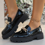 Vintage metallist ketiga platvormiga jalavarjud naiste 2025. aasta kevads&otilde;lm Pu-nahast tasapinnalised kingad, naiste paksutallaga kleit, kontorijalatsid naistele 35