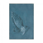 Sinine Paber Palvetavad K&auml;ed Pliiatsijoonis D&uuml;rer Seinakunst L&otilde;uenditr&uuml;kk Plakat Apostli Pilt Kingituseks Elutuba Kodu Dekoratsioon Cuadros 21x30cm No Framed