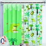 Multikas dinosaurus k&otilde;rge varjutusega kardin 3D digitaaltr&uuml;kk Magamistuba Laste elutuba Aken Blackout Kardin Erinevad mustrid W55 X H120cm X 2&HOOK