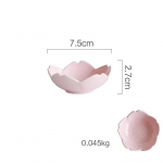 Jaapani Sakura Bone China &otilde;htus&ouml;&ouml;gitaldrik kirsi&otilde;ie glasuur Keraamiline taldrik praad puuviljad p&auml;hklid kandik salatikauss suupistete taldrik Pink