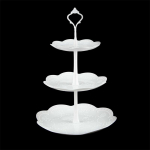 Puuviljavaagna tassi alus, peotaldrik Pulmataldrik koogialus suupistealus, eemaldatav taldrik 40*26CM valge