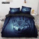 3D Hunt Tekikott Komplekt Loomaprindiga &Uuml;he Twin T&auml;is Queen King Voodipesu Komplektid Euro Voodipesu Padjap&uuml;&uuml;rid Lastele Laps EU single(135x200cm)