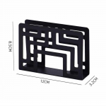 Stainless Steel Napkin Holder Tissue Dispenser Stand Napkin Storage Organization for Restaurant Kitchen Table Decor