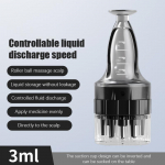 Six Needles Peanaha Aplikaator Vedel kamm Juuksejuured Meditsiiniline Kamm Juuksed Juuksekasvu Seerum Oil Toitev Juhatav Massager 1