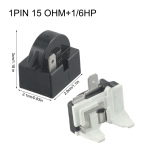 Jahutitele, mille k&auml;ivitusrelee on kerge ja usaldusv&auml;&auml;rne, v&auml;ike 1Pin 15 Ohm + 1/6H