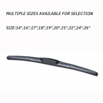 Kolmeastmeline Auto Klaasipuhasti Universaalne Vaikne Vastupidav K&otilde;rge Kvaliteediga Mitmesuuruseline Esiklaasi &Otilde;rn Kummist Puhasti Autovaruosad 1TK 14in