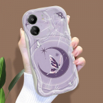 Armas koomiksimustriga kreemja tekstuuriga korpus, lainelise servaga pehme silikoonkaanega telefoni&uuml;mbris Xiaomi Redmi jaoks Redmi 13 puhas