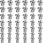 48 tk s&uuml;sinikterasest t&uuml;&uuml;blipuur, keskpunkti tihvt, 6/8/10/12 mm puit, puidumarkeri auk, tapi keskpunkti komplekt, tapi paigutus 48PCS