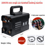 Kaasaskantav 220V 315A intelligentne alalisvoolu elektriline minikeevitusmasin koos t&auml;iskomplektiga 315 mini welding machine (set)