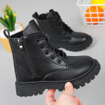 Lastejalatsid Mood Pehmete taldadega Pahkluusaapad Talv Uued Veekindlad Libisemiskindlad Saapad Trendikad T&uuml;drukute Peokleidid Nahkjalatsid 33insole20.5cm