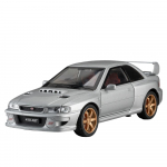 1/32 Subaru Impreza WRX STI Diecast Metallist Mudelauto Kingitus M&auml;nguasi Lapsed T&auml;iskasvanud 1/32-Size:14.5*6.5*4.5cm h&otilde;be