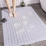 PVC libisemiskindel suur vannimatt, ohutuskinnituskruvid, vannitoa du&scaron;imatt, majapidamise pehme massaaži vannivaip, du&scaron;i vannimatt, jalapadi 58x88cm