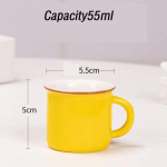 Loominguline keraamiline kohvikruus, v&auml;rvilised Latte tassid, keraamiline teetass, portselanist p&auml;rastl&otilde;unateetass, kohvitass, majapidamises kasutatavad veekruusid, 1 tk 1PC