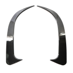 L&auml;ikiv Must ABS Plastikust Tagumise Kaitseraua Huul Spoiler Canardid Tuulutusavad Mercedes-Benz CLA 45 AMG W117 250 200 2014-2018 jaoks