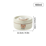 WORTHBUY Mikrolaineahjus kuumutatav suletud 304 roostevabast terasest termiline bento l&otilde;unakarp suure mahutavusega armas isoleeritud toidukonteiner &otilde;pilastele