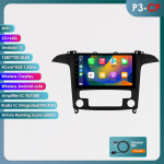 Hizpo 2din Android Auto Raadio Ford S-Max 2007 - 2015 jaoks Auto AC Auto Raadio Multimeedia Video M&auml;ngija GPS Navi Peaseade Carplay 4G BT RDS intelligentne DVR P3CP 4Core 2G 64G