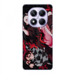 Coque Xiaomi Redmi Note 14 Pro 5G demon slayer tanjiro nezuko attaque combat Maniacase