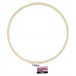 Cadre tambour broderie 2 en 1 - Rond en bois - 25 cm