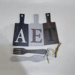 5 tk maal&auml;hedases stiilis k&ouml;&ouml;gi seinaloend, seinakaunistused, mis on riputatud puidust kirjaga k&auml;sit&ouml;&ouml;na, saab kasutada restoranide ja kohvikute dekoratiivsete siltidena 5pcs