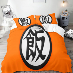 Dragon Ball Anime tekikottide komplekt Comforte tr&uuml;kitud multifilm tekkvoodipesukomplektid j&otilde;ulukingitused 3-osaline 135x200cm