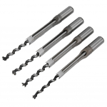4 tk Ruudukujulise auguga puuriterad Puidut&ouml;&ouml;tlemise laagriterasest Puidu puurimise t&ouml;&ouml;riistade komplekt 11?12,7 mm