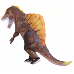 Pruun spinosauruse t&auml;ispuhutav kost&uuml;&uuml;m, t&auml;iskasvanu One size, 150-190cm pruun