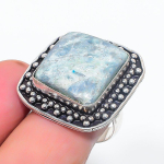 Ruby Fuchsite Handmade 925 Sterling Silver Jewelry Ring Size 9 y2q43