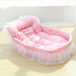 Kassi kennel Koera kennel K&otilde;ik aastaajad Kassi magamispesa Printsessi stiilis pits Lemmiklooma eriline Kassipoja matt Saab eemaldada ja pesta e 57 * 40 * 13cm