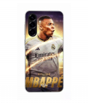 &Uuml;mbris Samsung Galaxy A56 jaoks Kylian Mbappe Real Madrid Taustapilt Maniacase must