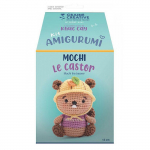 Kit Crochet Amigurumi - Graine Cr&eacute;ative - Mochi le Castor - 13 cm - Cr&eacute;ation facile - Amigurumi mignon