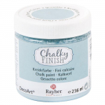 Peinture craie Chalky Pour Mat&eacute;riau poreux Bleu gris - Chalky Finish
