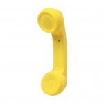 Juhtmeta telefoni vastuv&otilde;tja Retro juhtmeta telefonitoru stabiilne &uuml;hendus Bluetoothiga &uuml;hilduv mobiiltelefoni vastuv&otilde;tja k&otilde;rvaklapid kollane