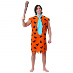 Halloweeni kollase t&auml;pilise metsiku kost&uuml;&uuml;m t&auml;iskasvanud meestele One Size oranž